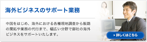 海外ビジネスのサポート業務